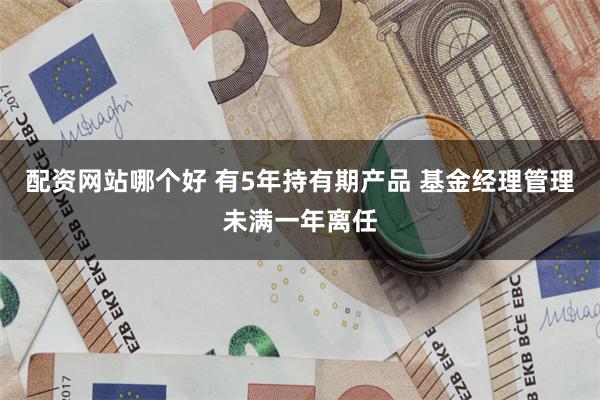 配资网站哪个好 有5年持有期产品 基金经理管理未满一年离任