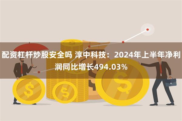 配资杠杆炒股安全吗 淳中科技：2024年上半年净利润同比增长494.03%